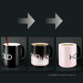 temperature heat sensitive color changing coffee mug